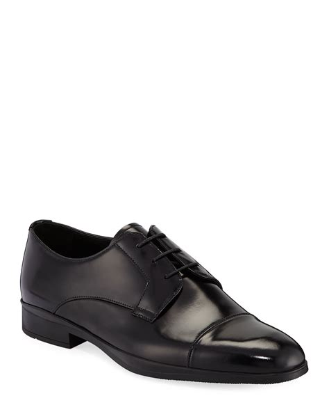 prada leather lace up shoes|prada men's formal shoes.